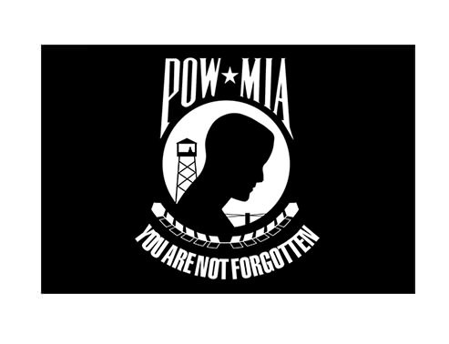 Flag-POW/MIA USA MADE 3x5